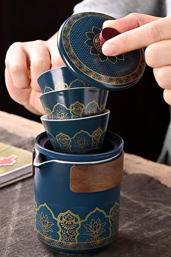 Sacred Lotus Tea Companion Set