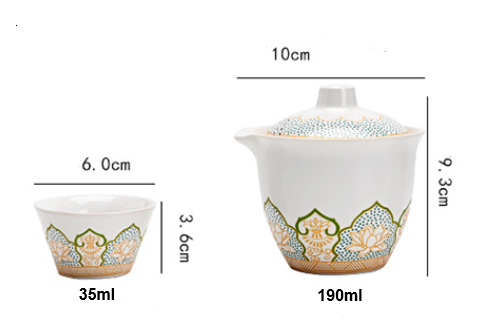 Lotus Reverie Travel Tea Set