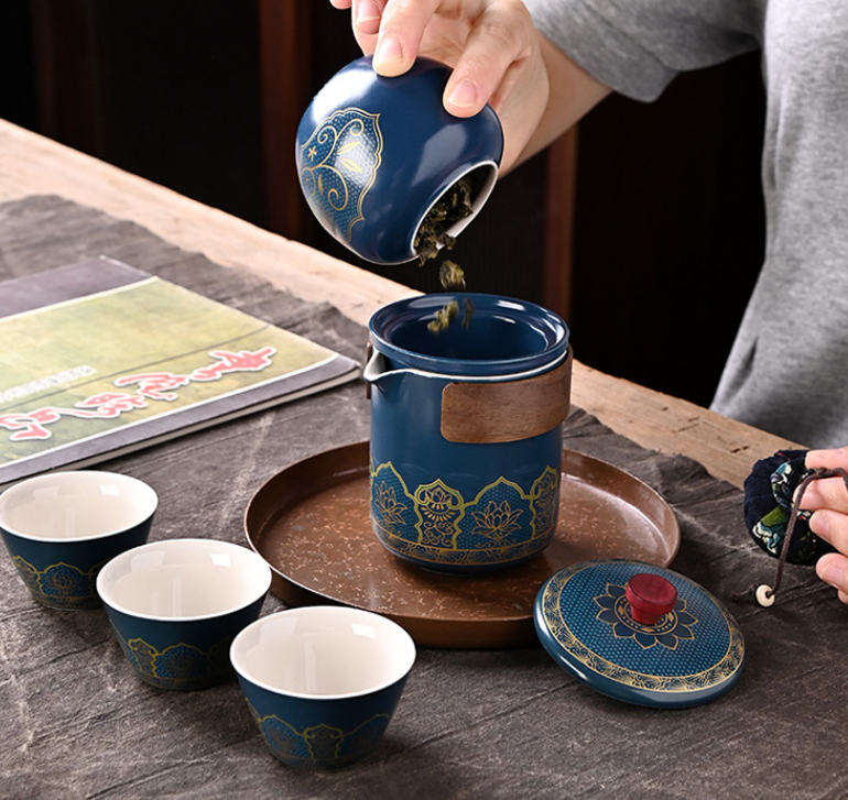 Sacred Lotus Tea Companion Set