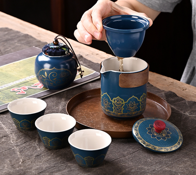 Sacred Lotus Tea Companion Set